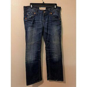 Women's Big Star Sophie Blue Jeans [HEMMED] Size 29L [EXCELLENT]